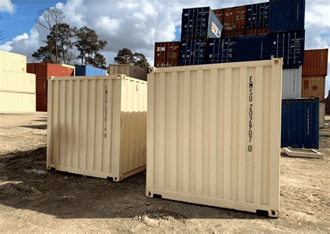 Conex boxes for sale - Interport offers the Northeast’s largest selection of high-quality new and used 10-foot standard shipping containers, available for immediate sale and next-business-day delivery from our yard in New Jersey. Length: 10ft. Length: 9ft. 2in. Width: 7ft. 6in. Width: 8ft.